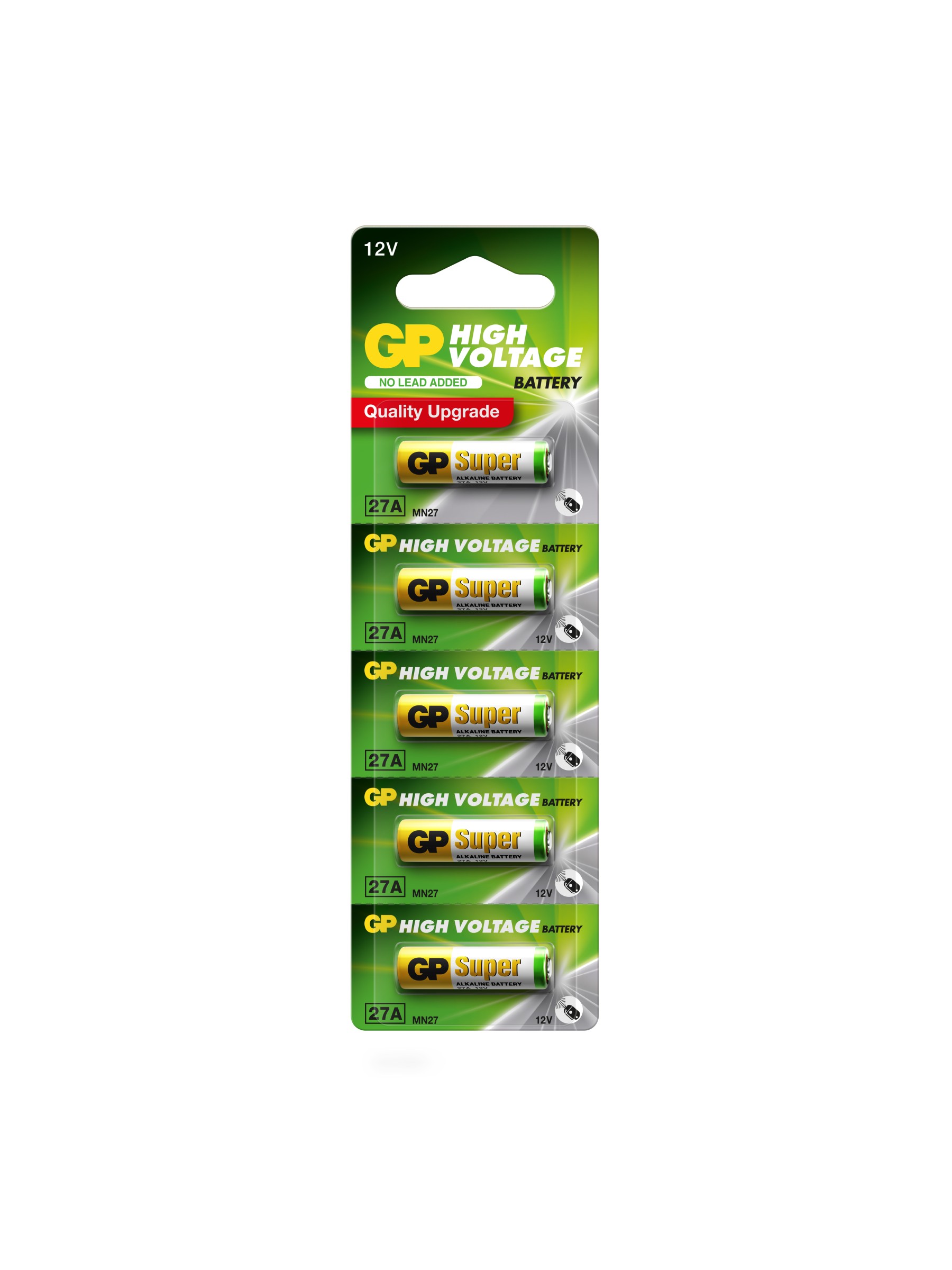 GP Super Alkaline High Voltage 27A Pack of 5